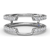 Diamond Insert Band with Round Pavé Diamonds by Fana - 0.50 Carat Total Diamond Weight