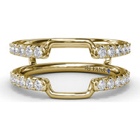 Diamond Insert Band with Round Pavé Diamonds by Fana - 0.50 Carat Total Diamond Weight