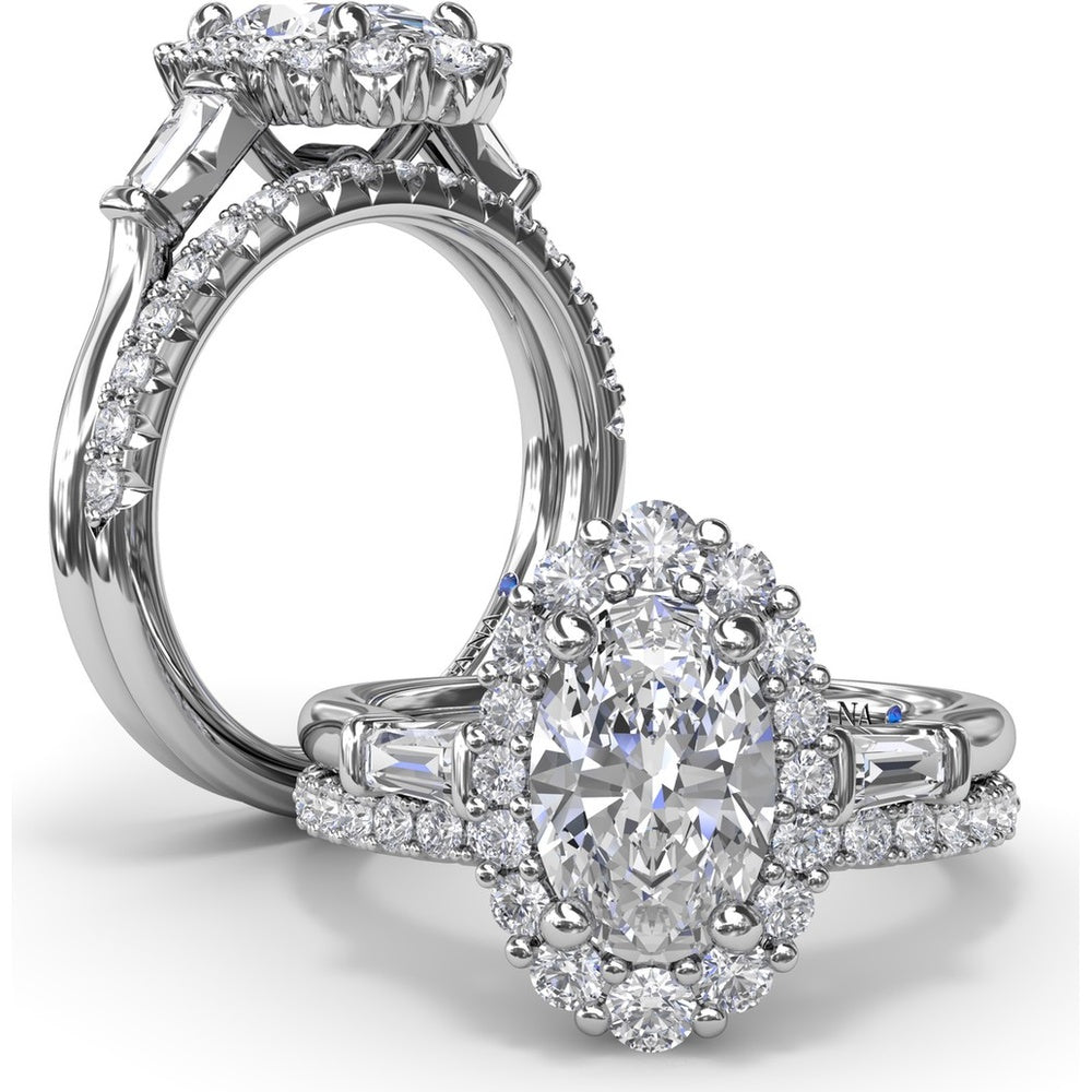 Diamond Wedding Band with Pavé Set Round Diamonds by Fana - 0.28 Carat Total Diamond Weight