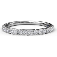 Diamond Wedding Band with Round Brilliant Diamonds by Fana - 0.32 Carat Total Diamond Weight