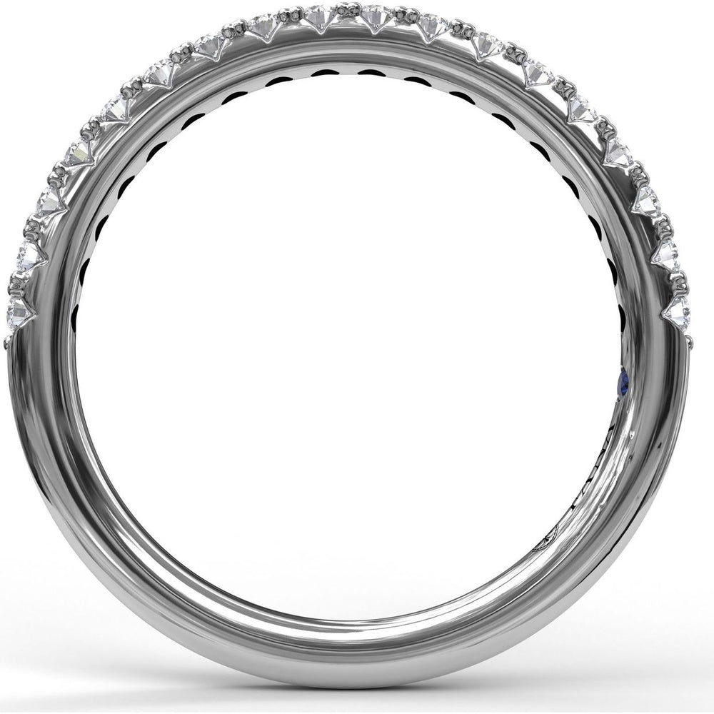 Diamond Wedding Band with Round Brilliant Diamonds by Fana - 0.32 Carat Total Diamond Weight