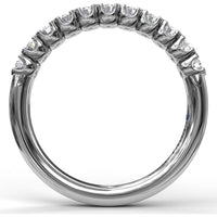 Diamond Wedding Band with Round Brilliant Prong Set Diamonds by Fana - 0.44 Carat Total Diamond Weight