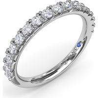 Diamond Wedding Band with Shared-Prong Round Brilliant Diamonds by Fana - 0.29 Carat Total Diamond Weight