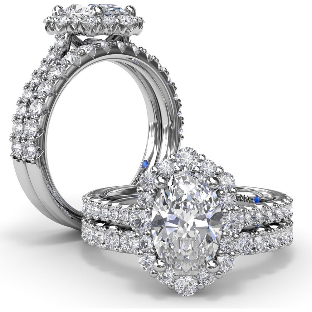 Diamond Wedding Band with Shared-Prong Round Brilliant Diamonds by Fana - 0.29 Carat Total Diamond Weight