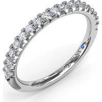 Diamond Wedding Band with Shared-Prong Round Brilliant Diamonds by Fana - 0.30 Carat Total Diamond Weight