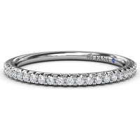 Diamond Wedding Band with Shared-Prong Round Diamonds by Fana - 0.19 Carat Total Diamond Weight