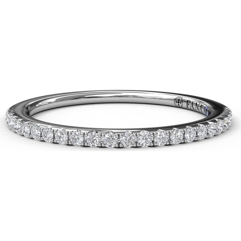 Diamond Wedding Band with Shared-Prong Round Diamonds by Fana - 0.20 Carat Total Diamond Weight