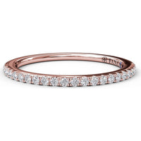 Diamond Wedding Band with Shared-Prong Round Diamonds by Fana - 0.20 Carat Total Diamond Weight