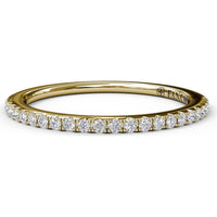 Diamond Wedding Band with Shared-Prong Round Diamonds by Fana - 0.20 Carat Total Diamond Weight