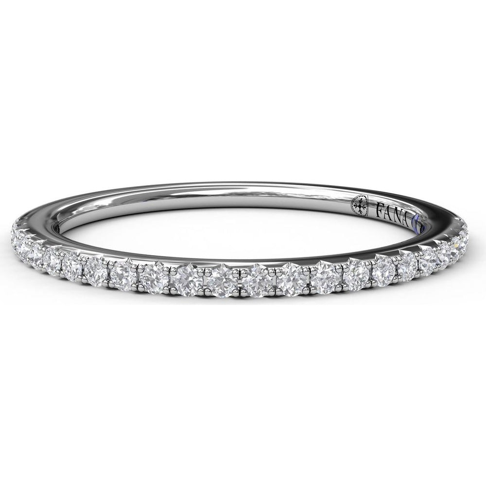 Diamond Wedding Band with Shared-Prong Round Diamonds by Fana - 0.20 Carat Total Diamond Weight