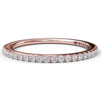 Diamond Wedding Band with Shared-Prong Round Diamonds by Fana - 0.20 Carat Total Diamond Weight