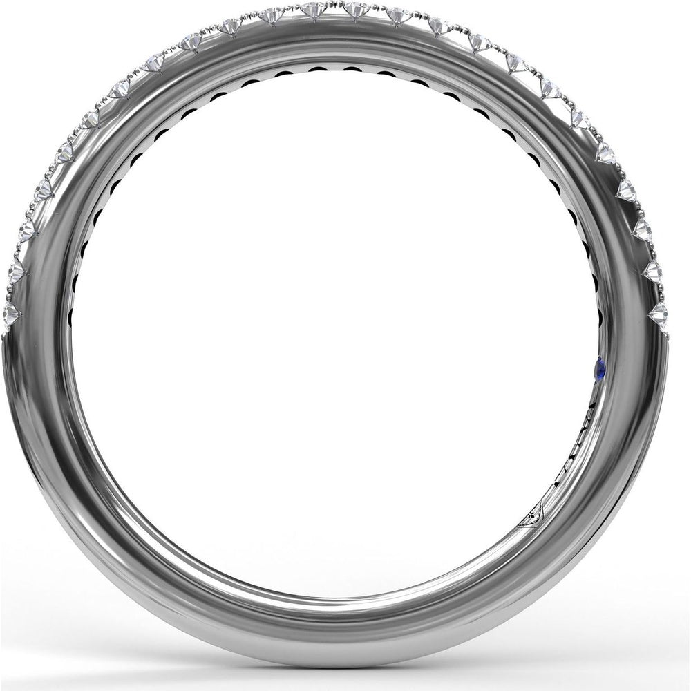 Diamond Wedding Band with Shared-Prong Round Diamonds by Fana - 0.20 Carat Total Diamond Weight