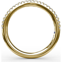 Diamond Wedding Band with Shared-Prong Round Diamonds by Fana - 0.21 Carat Total Diamond Weight