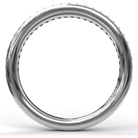 Diamond Wedding Band with Shared-Prong Round Diamonds by Fana - 0.22 Carat Total Diamond Weight