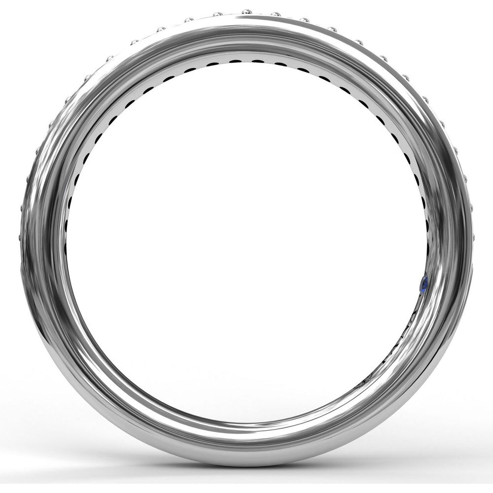 Diamond Wedding Band with Shared-Prong Round Diamonds by Fana - 0.22 Carat Total Diamond Weight