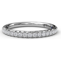 Diamond Wedding Band with Shared-Prong Round Diamonds by Fana - 0.26 Carat Total Diamond Weight
