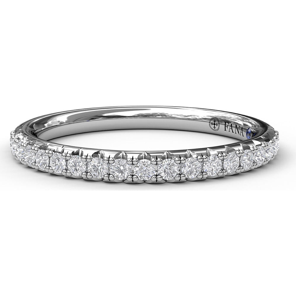 Diamond Wedding Band with Shared-Prong Round Diamonds by Fana - 0.26 Carat Total Diamond Weight