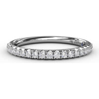 Diamond Wedding Band with Shared-Prong Round Diamonds by Fana - 0.26 Carat Total Diamond Weight