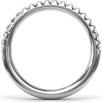 Diamond Wedding Band with Shared-Prong Round Diamonds by Fana - 0.28 Carat Total Diamond Weight