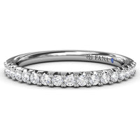Diamond Wedding Band with Shared-Prong Round Diamonds by Fana - 0.30 Carat Total Diamond Weight