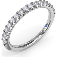 Diamond Wedding Band with Shared-Prong Round Diamonds by Fana - 0.30 Carat Total Diamond Weight
