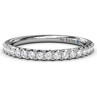 Diamond Wedding Band with Shared-Prong Round Diamonds by Fana - 0.30 Carat Total Diamond Weight