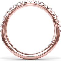 Diamond Wedding Band with Shared-Prong Round Diamonds by Fana - 0.30 Carat Total Diamond Weight