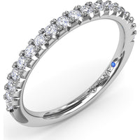 Diamond Wedding Band with Shared-Prong Round Diamonds by Fana - 0.30 Carat Total Diamond Weight