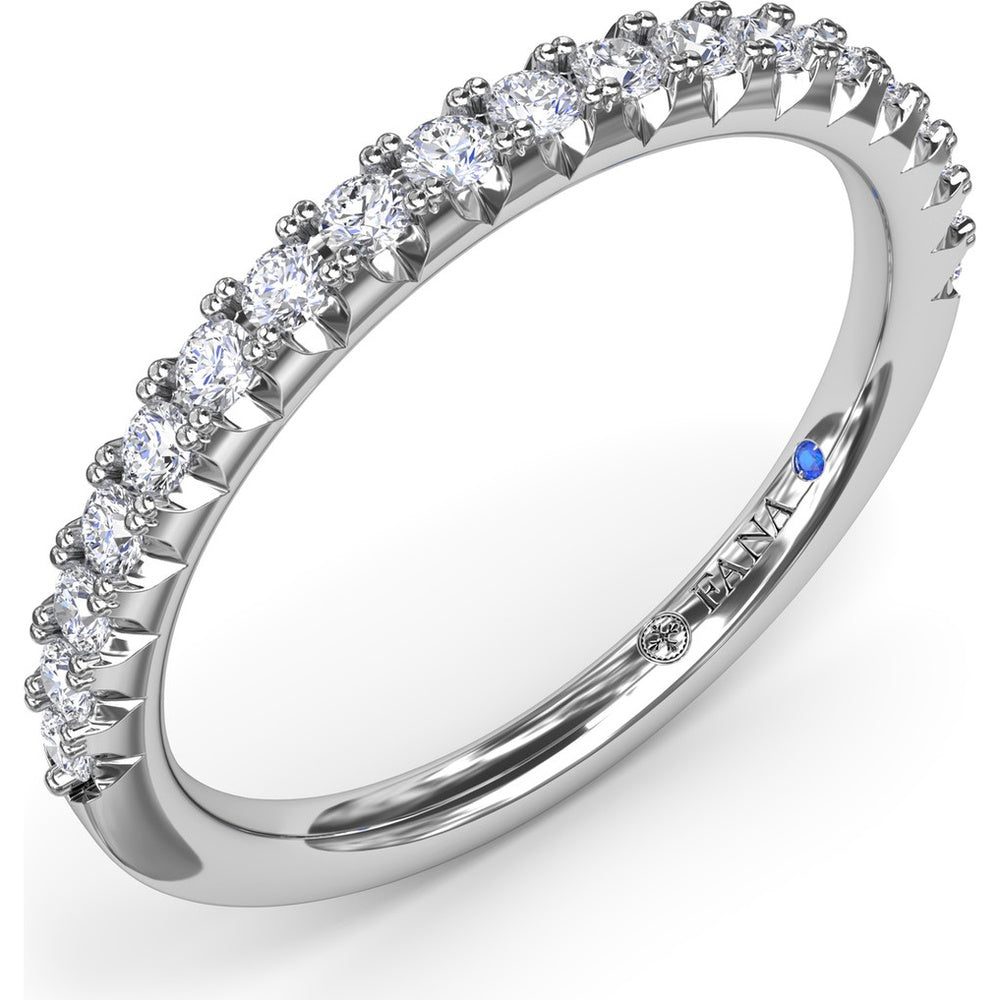 Diamond Wedding Band with Shared-Prong Round Diamonds by Fana - 0.30 Carat Total Diamond Weight