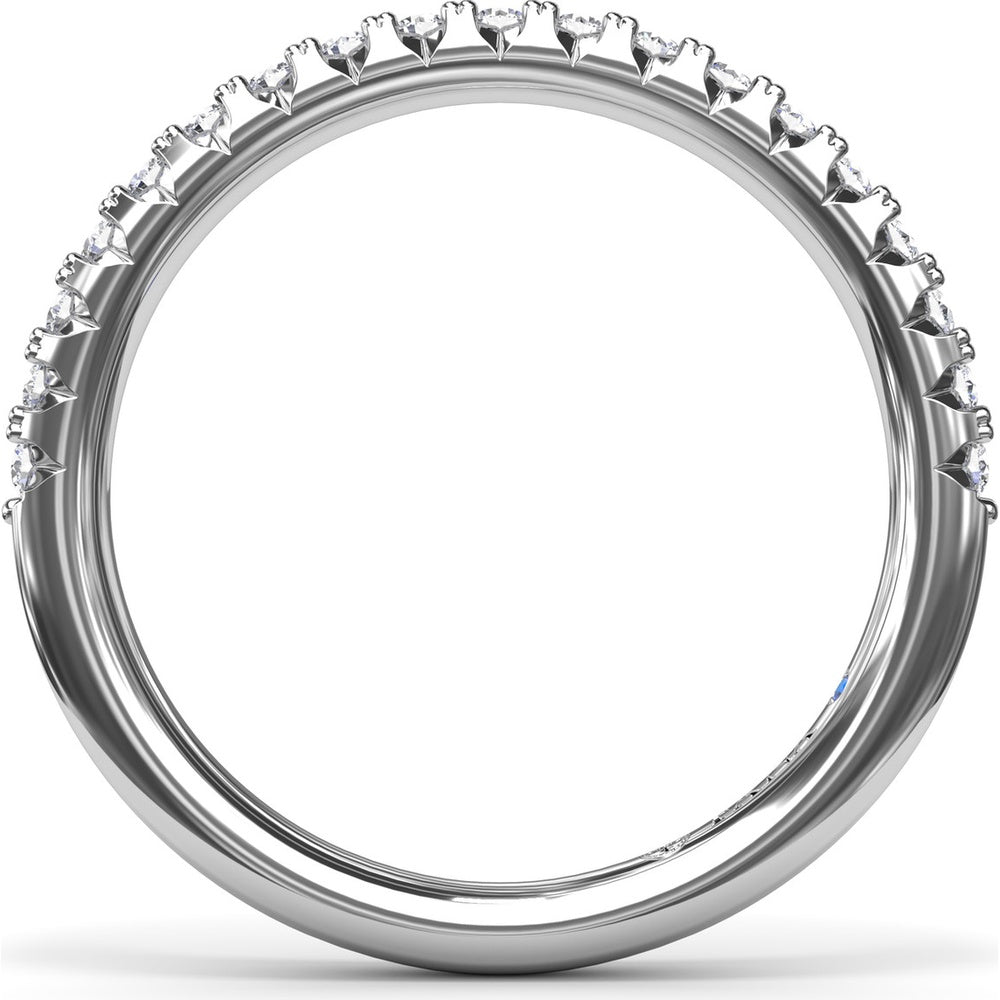 Diamond Wedding Band with Shared-Prong Round Diamonds by Fana - 0.30 Carat Total Diamond Weight
