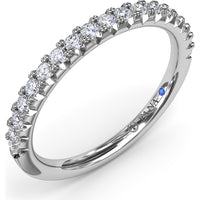 Diamond Wedding Band with Shared-Prong Round Diamonds by Fana - 0.30 Carat Total Diamond Weight
