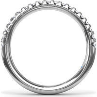 Diamond Wedding Band with Shared-Prong Round Diamonds by Fana - 0.30 Carat Total Diamond Weight