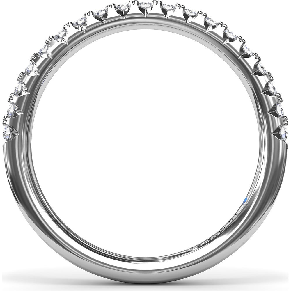 Diamond Wedding Band with Shared-Prong Round Diamonds by Fana - 0.30 Carat Total Diamond Weight