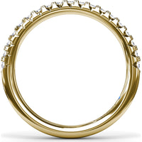 Diamond Wedding Band with Shared-Prong Round Diamonds by Fana - 0.30 Carat Total Diamond Weight