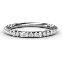 Diamond Wedding Band with Shared-Prong Round Diamonds by Fana - 0.34 Carat Total Diamond Weight