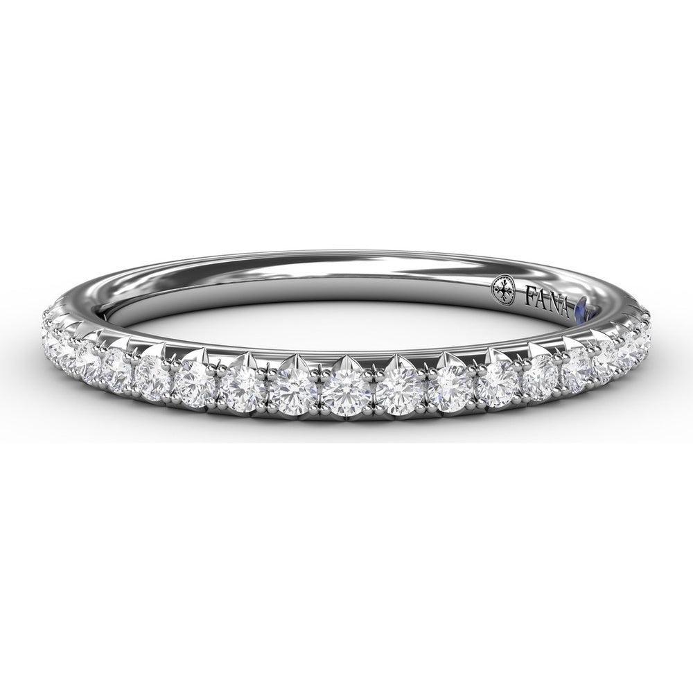 Diamond Wedding Band with Shared-Prong Round Diamonds by Fana - 0.34 Carat Total Diamond Weight