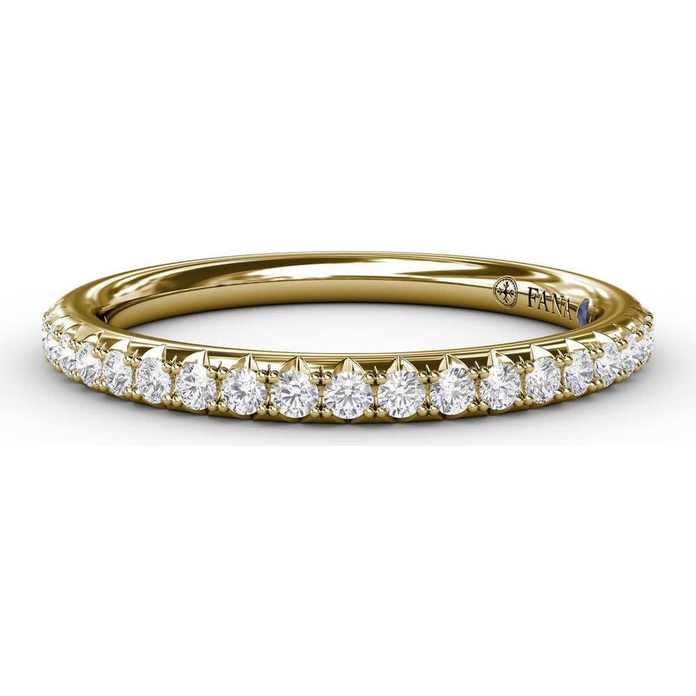 Diamond Wedding Band with Shared-Prong Round Diamonds by Fana - 0.34 Carat Total Diamond Weight