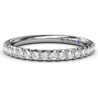 Diamond Wedding Band with Shared-Prong Round Diamonds by Fana - 0.34 Carat Total Diamond Weight