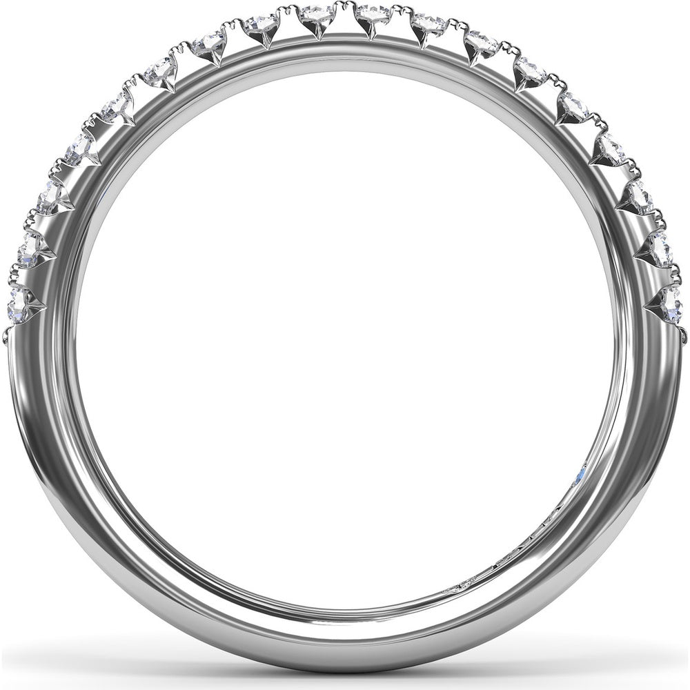 Diamond Wedding Band with Shared-Prong Round Diamonds by Fana - 0.34 Carat Total Diamond Weight