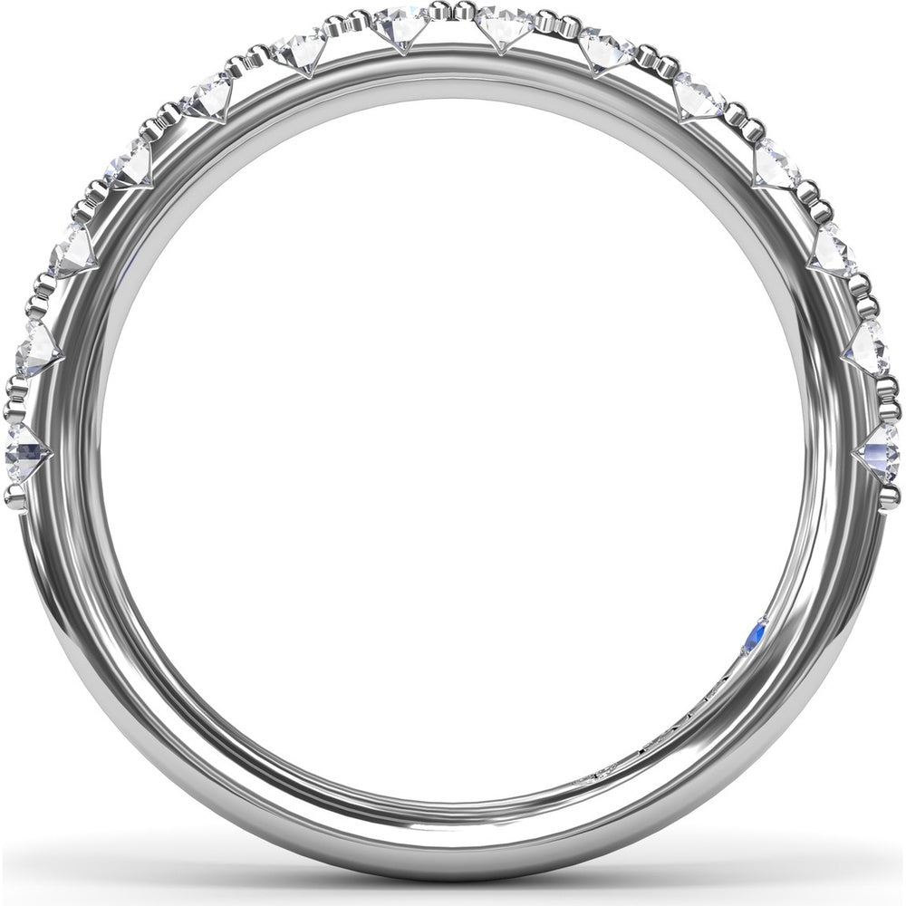 Diamond Wedding Band with Shared-Prong Round Diamonds by Fana - 0.34 Carat Total Diamond Weight