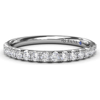 Diamond Wedding Band with Shared-Prong Round Diamonds by Fana - 0.36 Carat Total Diamond Weight