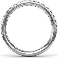 Diamond Wedding Band with Shared-Prong Round Diamonds by Fana - 0.36 Carat Total Diamond Weight