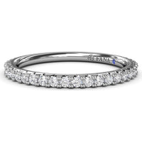 Diamond Wedding Band with Shared-Prong Round Diamonds by Fana - 0.41 Carat Total Diamond Weight