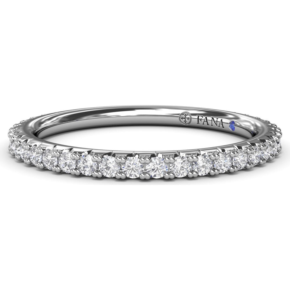 Diamond Wedding Band with Shared-Prong Round Diamonds by Fana - 0.41 Carat Total Diamond Weight