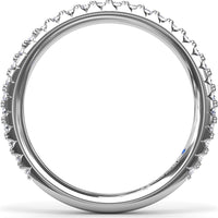 Diamond Wedding Band with Shared-Prong Round Diamonds by Fana - 0.41 Carat Total Diamond Weight