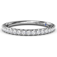 Diamond Wedding Band with Shared-Prong Round Diamonds by Fana - 0.43 Carat Total Diamond Weight