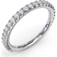 Diamond Wedding Band with Shared-Prong Round Diamonds by Fana - 0.43 Carat Total Diamond Weight