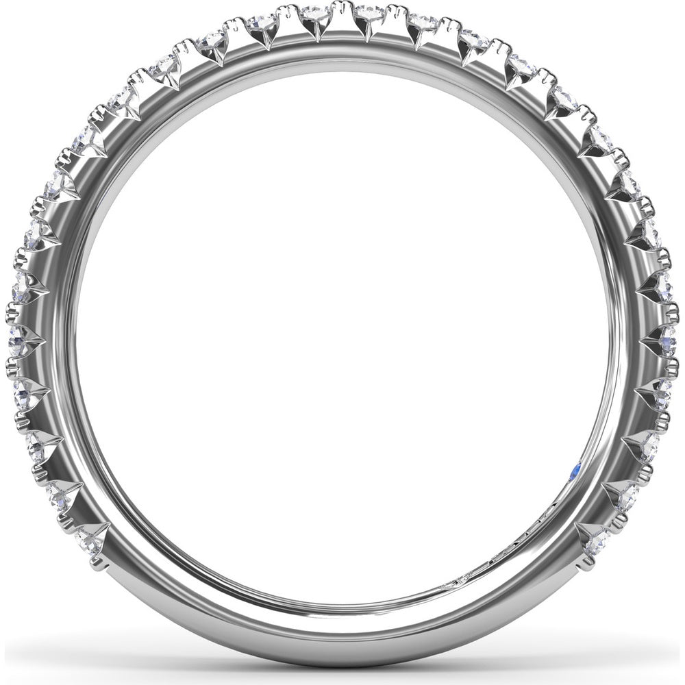 Diamond Wedding Band with Shared-Prong Round Diamonds by Fana - 0.43 Carat Total Diamond Weight