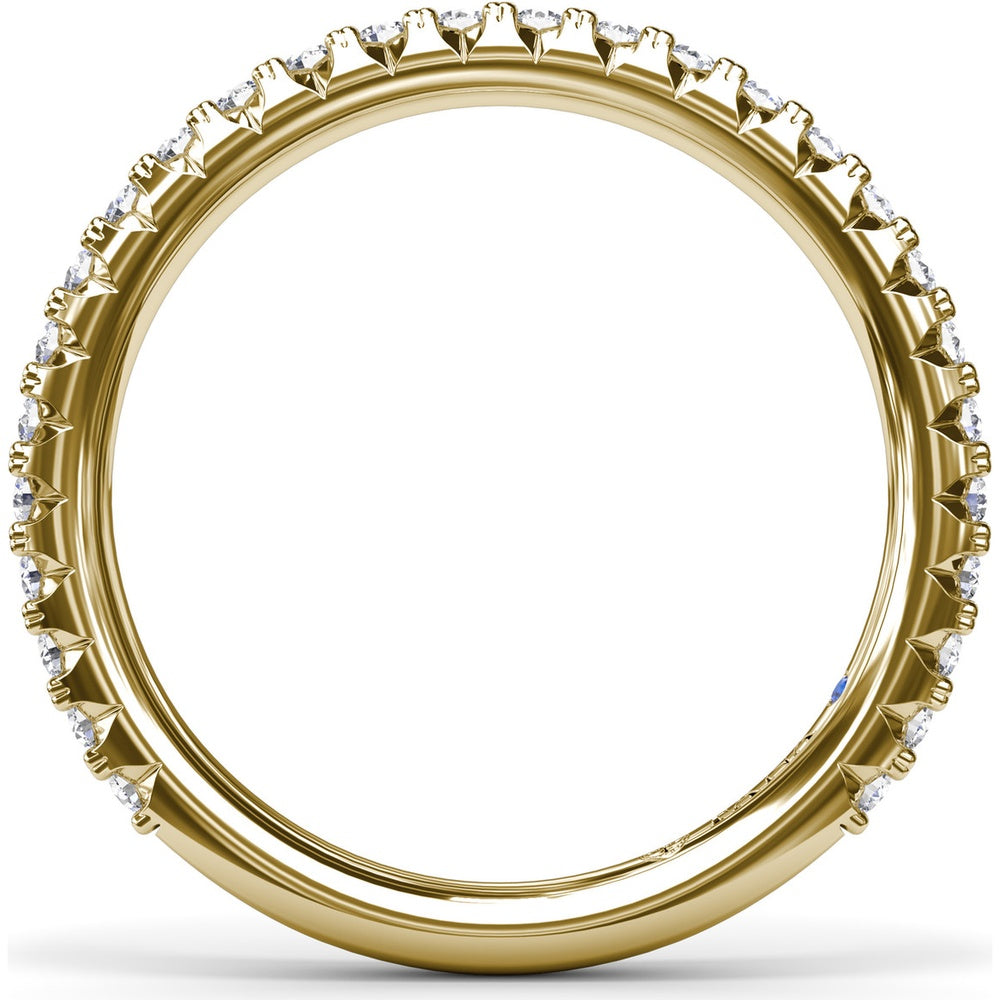 Diamond Wedding Band with Shared-Prong Round Diamonds by Fana - 0.43 Carat Total Diamond Weight