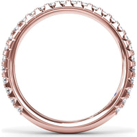 Diamond Wedding Band with Shared-Prong Round Diamonds by Fana - 0.43 Carat Total Diamond Weight
